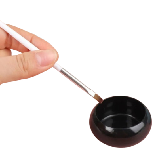 Пластиковая подставка-держатель для кистей + ёмкость для жидкостей2