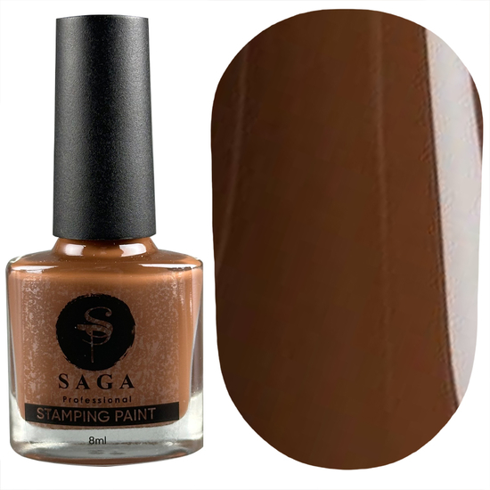 Лак-краска для стемпинга SAGA 26 коричневый 8 мл, Цвет: 26
3