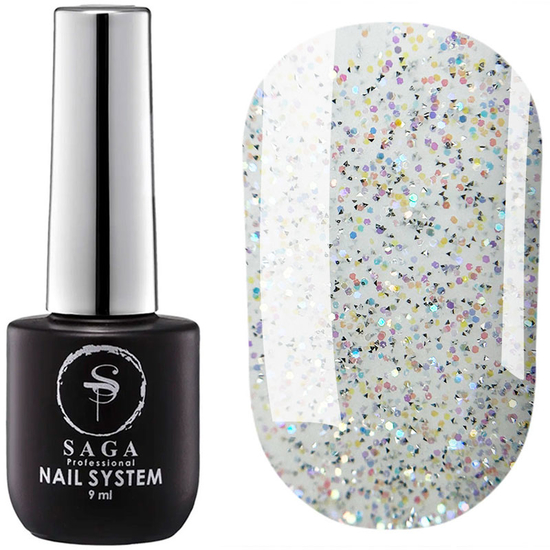 Топ для гель-лака без липкого слоя Saga Crush Top №06, 9 мл, Цвет: 06
