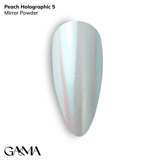 Втирка для ногтей GaMa Peach holographic 005 0,3 г, Цвет: 005
