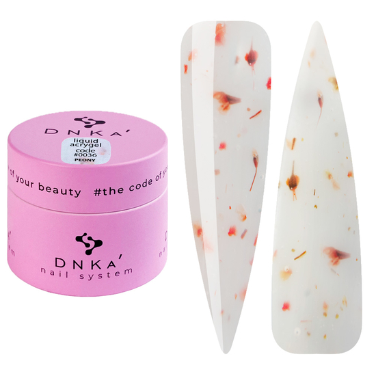 Рідкий акрігель DNKa Liquid Acrygel 0036 Peony 15 мл, Колір: 0036