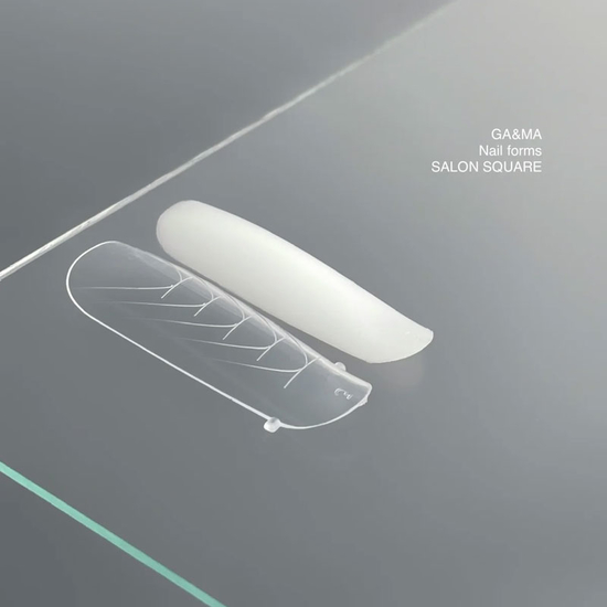 Верхние формы GaMa Четкий квадрат Nail forms Salon square collaboration with @sadovec_yulia4