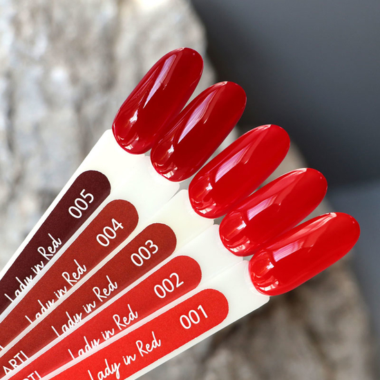 Лак для ногтей Komilfo ArtiLux Lady in Red 001 8 мл, Цвет: 001
2