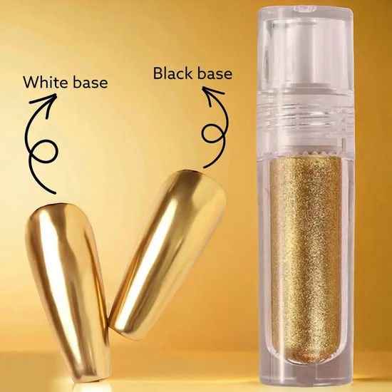 Жидкое зеркальное втирание для дизайна маникюра и педикюра Gold, Цвет: Gold3