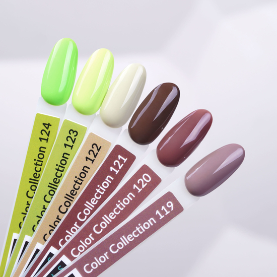 Гель-лак Kira Nails №121 (темно-шоколадный, эмаль), 6 мл3