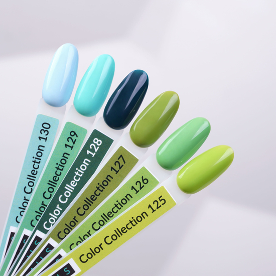 Гель-лак Kira Nails №130 (нежно-голубой, эмаль), 6 мл3