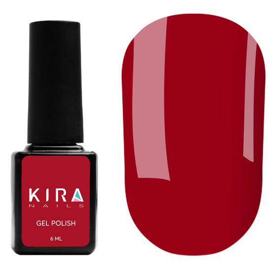 Гель-лак Kira Nails №191 (приглушена маджента, емаль), 6 мл