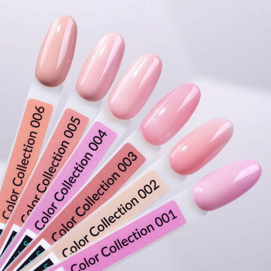 Гель-лак Kira Nails №004 (розовый камуфляж для френча, эмаль), 6 мл3
