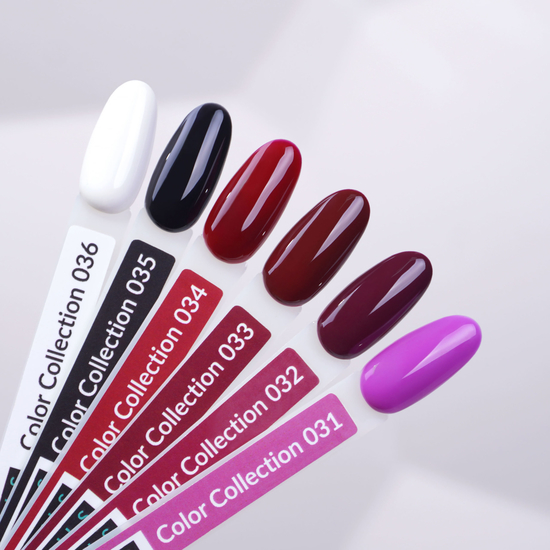 Гель-лак Kira Nails №034 (темный красный, эмаль), 6 мл3