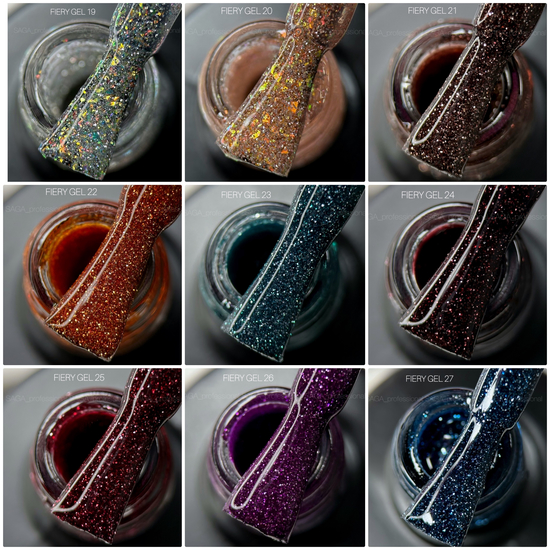 Гель-лак SAGA Fiery Gel №01, 8 мл, Колір: 0114