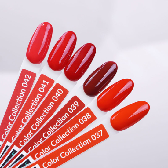 Гель-лак Kira Nails №040 (темно-червоний, емаль) HEMA/TPO free 6 мл3