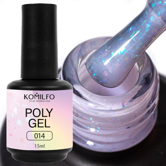 Komilfo PolyGel 014, 15 мл, Об`єм: 15 мл, Колір: 0142