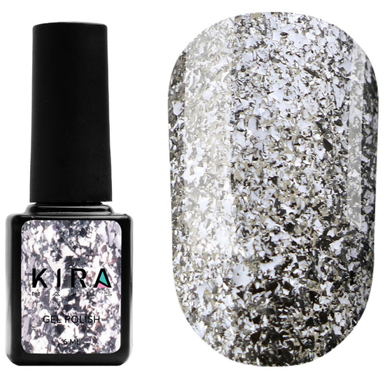 Гель-лак Kira Nails Shine Bright №001, 6, Цвет: 001
, Цвет: Серебристый