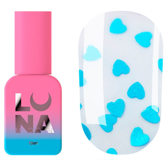 Топ для гель-лаку LUNA Top Romantic Blue 13 мл, Об`єм: 13 мл, Колір: Romantic Blue