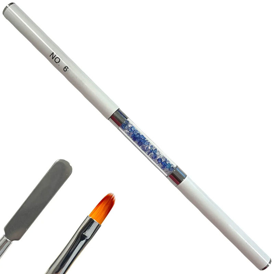 Двусторонняя кисть лайнер для геля №6 G-66, Размер: №6