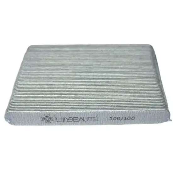 Набор пилок Lilly Beauty 100/100, 50 шт, Количество: 50 шт, Абразивность: 100/100