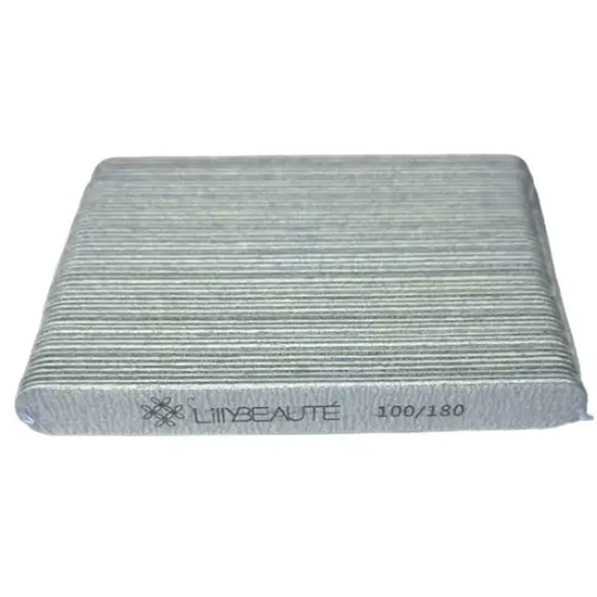 Набор пилок Lilly Beauty 100/180, 50 шт, Количество: 50 шт, Абразивность: 100/180
