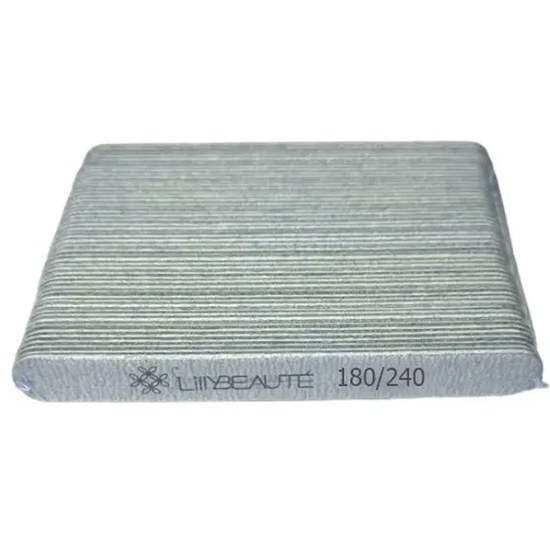 Набір пилок Lilly Beauty 180/240, 50 шт, Кількість: 50 шт, Абразивність: 180/240
