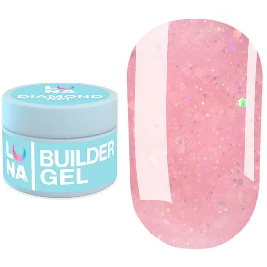 Гель для наращивания LUNA Diamond Gel №2 15 мл, Объем: 15 мл, Цвет: №2