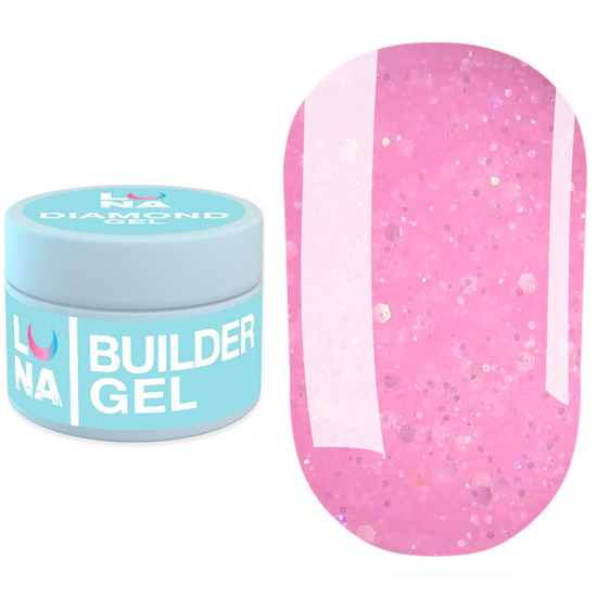 Гель для наращивания LUNA Diamond Gel №4 15 мл, Объем: 15 мл, Цвет: №4