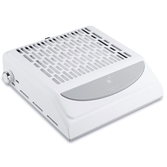 Вытяжка для маникюра с фильтром НЕРА BUCOS CYCLONE V2 на 100W Белая + USB, Цвет: Белая