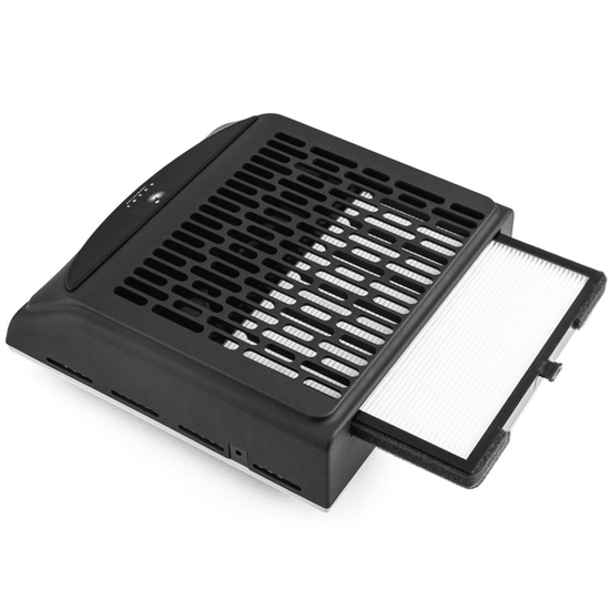 Вытяжка для маникюра с фильтром НЕРА BUCOS CYCLONE V2 на 100W Графитовая + USB, Цвет: Графітова2