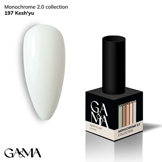 Гель-лак GaMa Gel Polish Monochrome collection 197 Kesh'yu 10 мл, Объем: 10 мл
, Цвет: 197