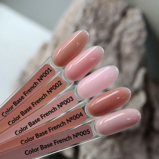База Komilfo Color Base French 003 (светло-розовый), 30 мл (банка) (без кисточки), Объем: 30 мл (банка), Цвет: 0032