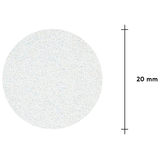 Сменные файлы белые для педикюрного диска на мягкой основе 180 грит STALEKS PRO M 50 шт PDFS-20-180w, Абразивность: 180 грит2