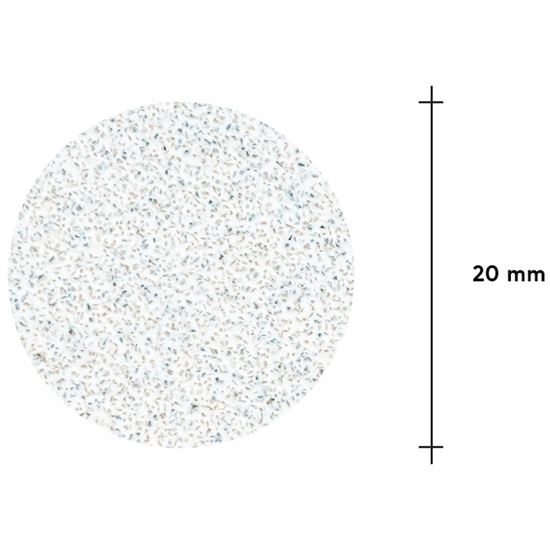 Змінні файли білі для педикюрного диска на м'якій основі 80 грит STALEKS PRO M 50 шт PDFS-20-80w, Абразивність: 80 грит2