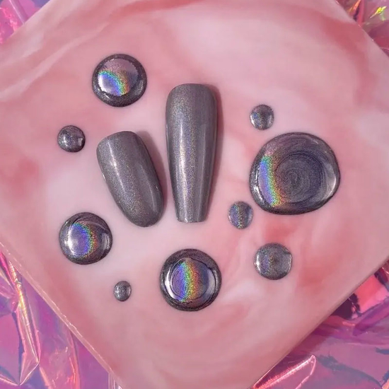 Гель-краска для ногтей LUNA Holographic Metallic Gel голографическая 5 мл4