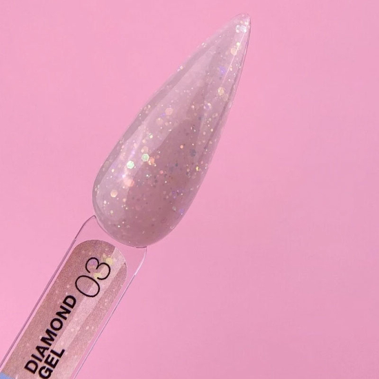 Гель для наращивания LUNA Diamond Gel №3 15 мл, Объем: 15 мл, Цвет: №32