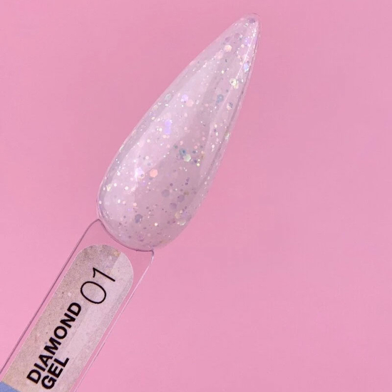 Гель для наращивания LUNA Diamond Gel №1 15 мл, Объем: 15 мл, Цвет: №12