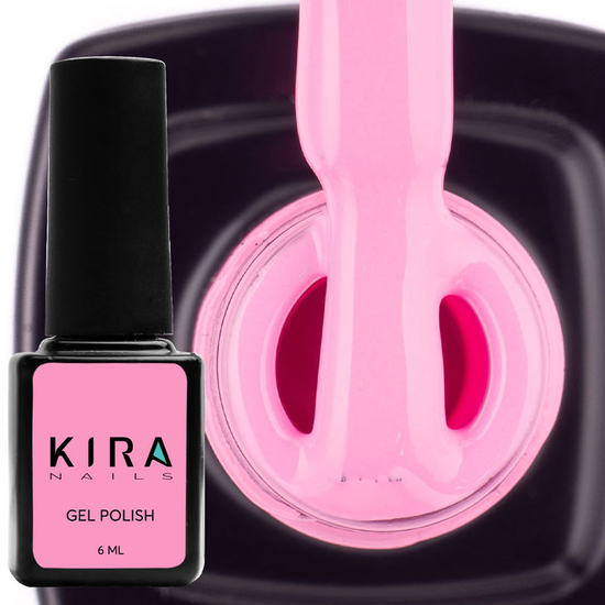 Гель-лак Kira Nails №093 (рожевий, емаль), 6 мл2