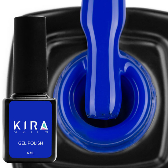 Гель-лак Kira Nails №188 (темный синий, эмаль), 6 мл2