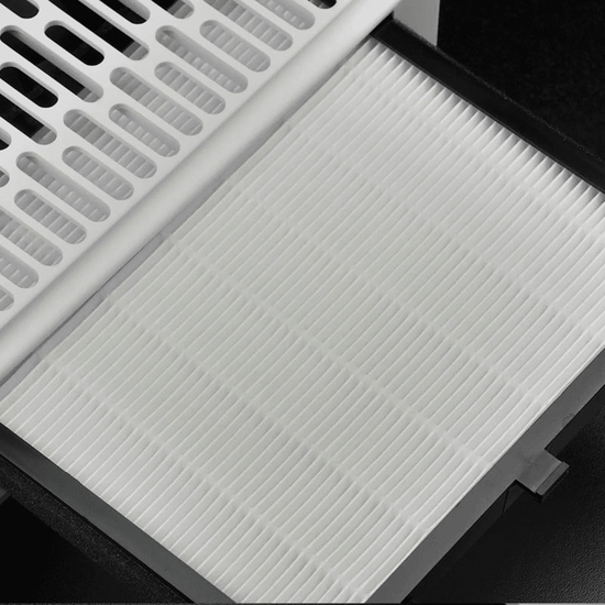 Вытяжка для маникюра с фильтром НЕРА BUCOS CYCLONE V2 на 100W Белая + USB, Цвет: Белая4