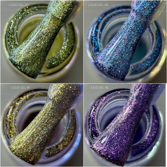 Рідкий гель SAGA Liquid Gel №40 15 мл, Об`єм: 15 мл, Колір: 407