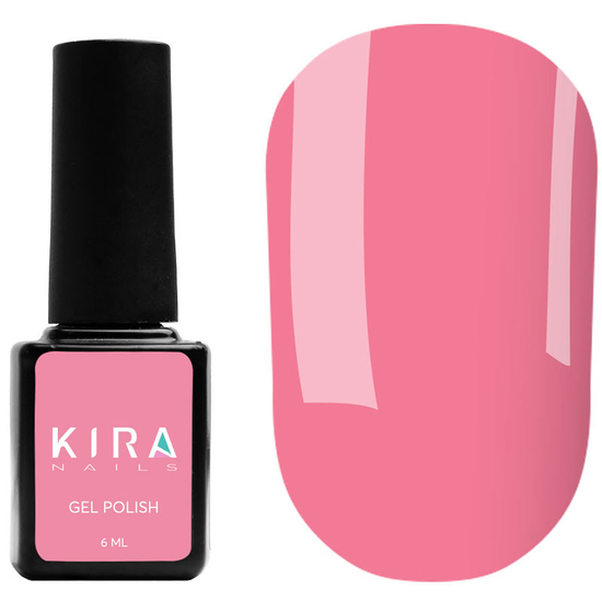 Гель-лак Kira Nails №056 (лилово-розовый, эмаль), 6 мл