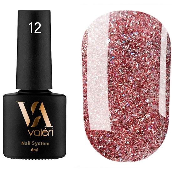 Гель-лак светоотражающий Valeri Flash №12 6 мл, Цвет: 12
