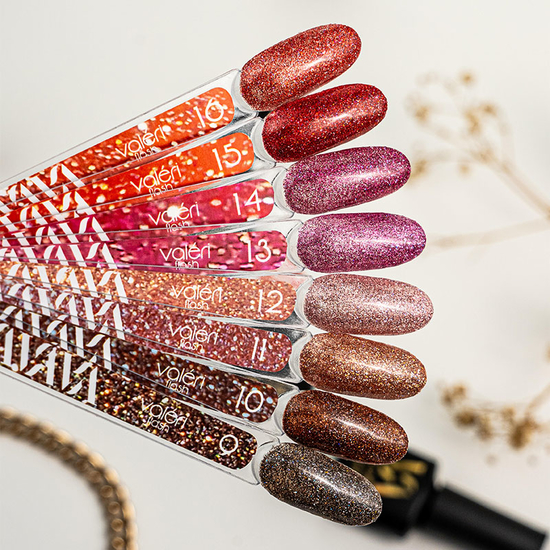 Гель-лак светоотражающий Valeri Flash №22 6 мл, Цвет: 222