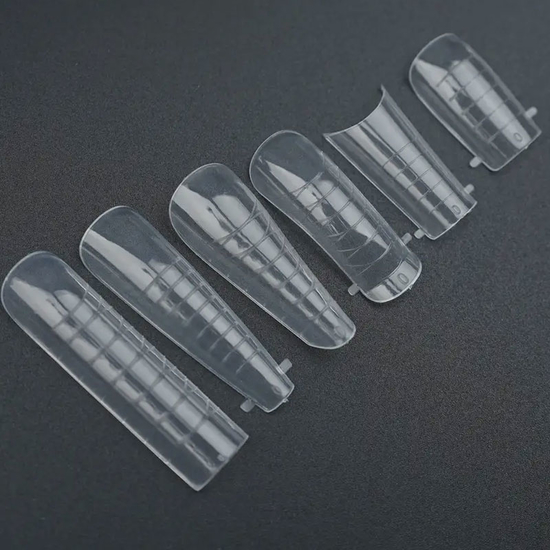 ​Верхние формы для наращивания ногтей Designer MIX Nail Forms SET-C (6 форм по 24 шт в уп.), Размер: SET-C2