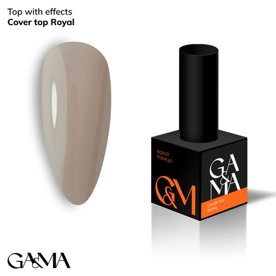 Камуфлирующий топ GaMa Cover Top Royal 10 мл, Объем: 10 мл
, Цвет: Royal