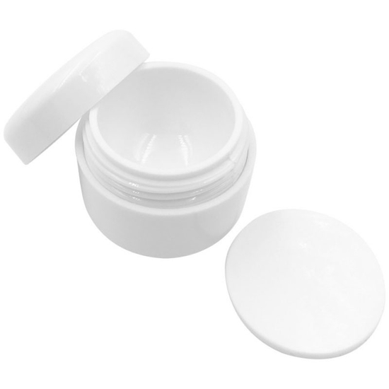 Баночка белая с крышкой, 5 мл, Объем: 5 мл
