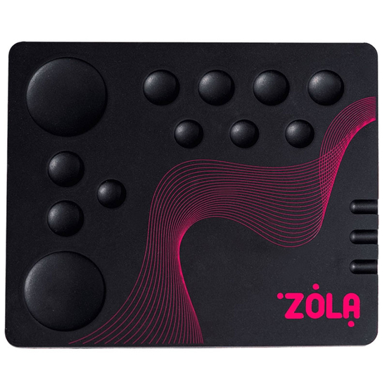 Коврик силиконовый ZOLA Mixing Pad (Черный), Цвет: черный
