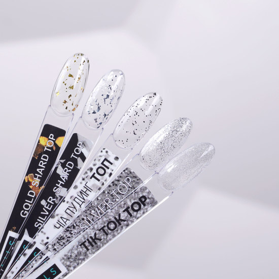 Kira Nails Tik Tok No Wipe Top Coat - светоотражающий топ без липкого слоя, 6 мл2