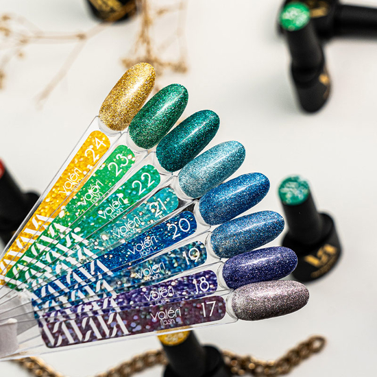 Гель-лак светоотражающий Valeri Flash №15 6 мл, Цвет: 153