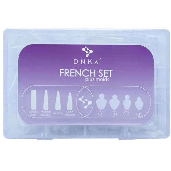 Френч сет (верхние формы+молды) DNKa French Set plus molds, 192/96 шт