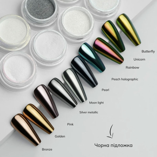 Втирка для ногтей GA&MA Mirror Powder Pink  0,3 г, Цвет: Pink3