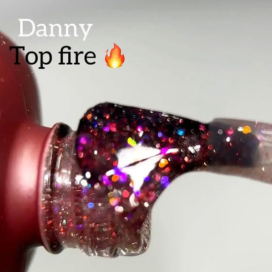Светоотражающий топ Danny Fire 01 (розовый), 12 мл, Цвет: 01