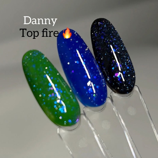 Светоотражающий топ Danny Fire 02 (синий), 12 мл, Цвет: 022